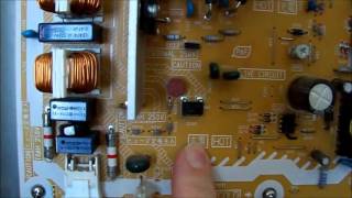 Panasonic THP42U20Z plasma TV repair [upl. by Etnuahc]