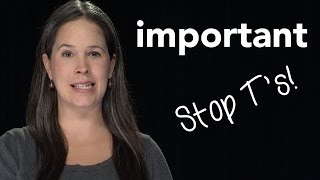 How to Pronounce IMPORTANT  American English [upl. by Anaik]