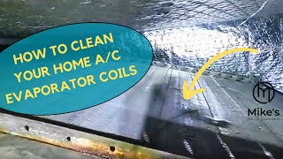 Cleaning Home AC Evaporator Coils [upl. by Mozart631]