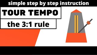 Tour Tempo  The 31 Rule [upl. by Ahsekram]