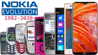 All Nokia Mobiles Evolution From First to Last 1982  2020 [upl. by Yentterb]