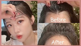 How To Cut Fake Baby Hair On Forehead [upl. by Morven756]