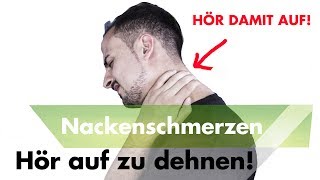 1 Fehler bei Nackenverspannungen den du mit Schmerz bezahlst [upl. by Esdras]