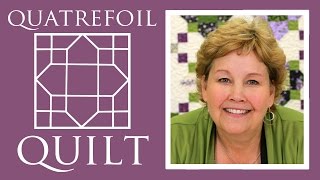 Make a Quatrefoil Quilt with Jenny Doan of Missouri Star Video Tutorial [upl. by Beutler]