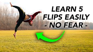 Learn 5 Easy Flips ASAP  How to Do Without Just Sending [upl. by Winnah242]