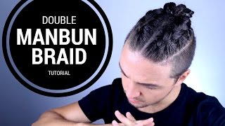 ✅ Double Manbun Braid Tutorial  Braiding Made Easy [upl. by Vale]