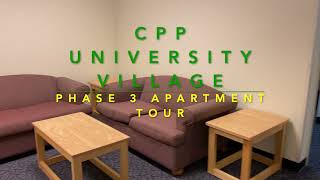 Cal Poly Pomona University Village Apartments Phase 3 Tour [upl. by Naihr]