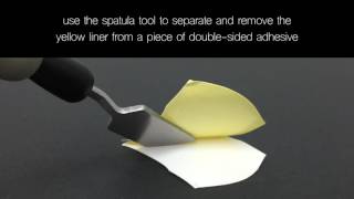 How to use Silhouette doublesided adhesive [upl. by Rj]