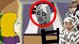 Reacting To True Story Scary Animations Part 19 ft My Girlfriend Do Not Watch Before Bed [upl. by Miharba283]