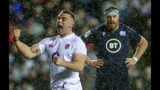 Extended Highlights Scotland v England  Guinness Six Nations [upl. by Naesal]