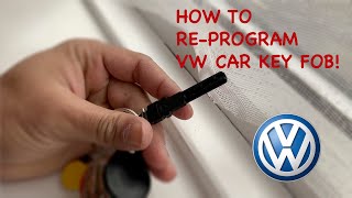 How To Reprogram VW Passat Key Fob [upl. by Hevak835]