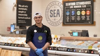 Day in the Life Seafood Team Member  Whole Foods Market [upl. by Anaes]