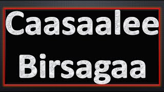 Caasaalee Birsagaa Barumsa Afaan Oromoo KUTAA 36ffaa [upl. by Schofield]