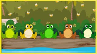 Five Little Speckled Frogs  Nursery Rhyme [upl. by Emogene870]