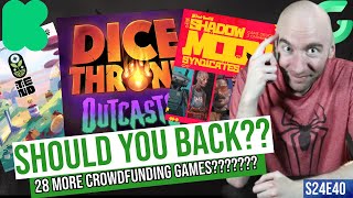 Should You Back Expert Crowdfunding ADVICE 28 NEW Games in 60 MINUTES S24E40 [upl. by Eibur404]