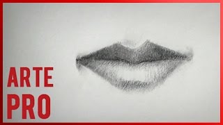 Como dibujar una BOCA realista paso a paso 👄 [upl. by Ellekram]