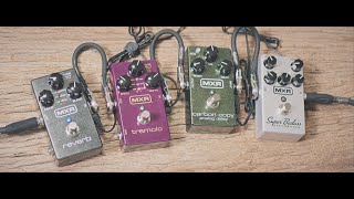 MXR TREMOLO  Combination Featuring Super Badass Distortion Carbon Copy Delay amp MXR Reverb [upl. by Nura]