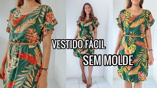 VESTIDO FÁCIL PARA INICIANTES [upl. by Walton]