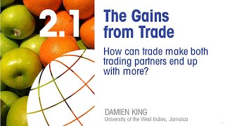 Economics 21 The Gains from Trade [upl. by Andrade788]