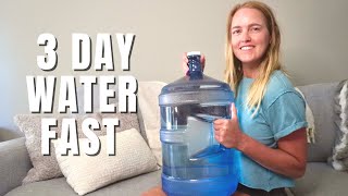 I DID A 72 HOUR WATER FAST  My Tips for Success  Motivation [upl. by Atekihc]