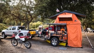 Inside One of the Coolest Custom Camping Trailers Weve Seen  Outside [upl. by Ambrosine]