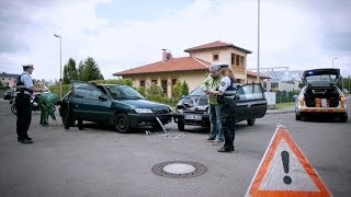 Nochmaaal Polizei Verkehrsunfall [upl. by Llenwahs]