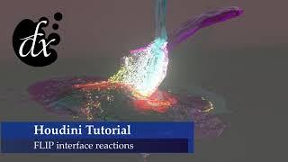 Houdini Tutorial FLIP Interface Reactions [upl. by Sivatco]