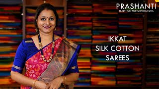 Ikkat Silk Cotton  30 Sep 20  Prashanti [upl. by Alledi]