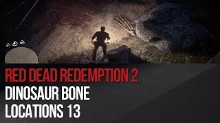 Red Dead Redemption 2  Dinosaur Bone Locations 13 [upl. by Boylan]