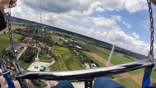 Höchstes Kettenkarussel der Welt eröffnet  Allgäuflieger OnRide Skyline Park  Neuheit 2020 [upl. by Semele309]