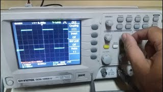 how to use GW Instek oscilloscope [upl. by Ahsiuqat]