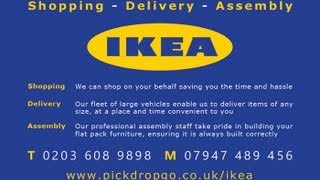 IKEA KIVIK Sofa Instructions PICKDROPGO [upl. by Osric]