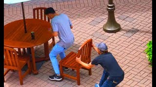 Chair Pulling Prank Part 2 [upl. by Richlad44]