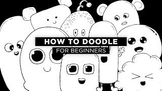 DOODLE TUTORIAL How To Doodle For Beginners  Easy Doodling with Basic Shapes [upl. by Anoed]