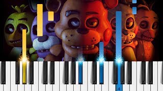 Five Nights at Freddys Song  Piano Tutorial  The Living Tombstone [upl. by Britney297]