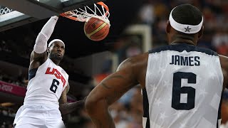 LeBron James The Kings best Olympic moments  NBC Sports [upl. by Conner]