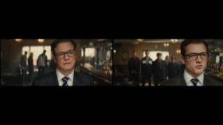 Kingsman comparison bar fight eggsy amp harry [upl. by Grannia967]