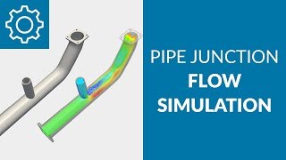 Pipe Junction Flow Simulation [upl. by Atniuq]