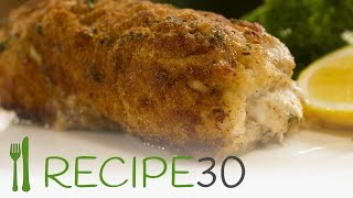 Make your own Chicken Cordon Bleu with crusty herb coating [upl. by Ahseikram]