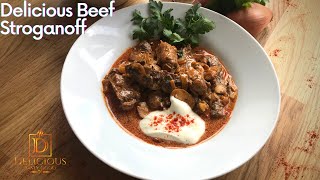 Delicious Beef Stroganoff [upl. by Namus]