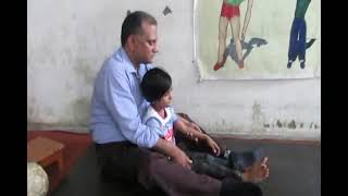 Physiotherapy Technique for Dyskinetic Athetoid Cerebral Palsy  Part 2  Trishla Foundation [upl. by Giltzow]