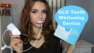 GLO Science GLO Brilliant Personal Teeth Whitening Device Review [upl. by Willcox960]