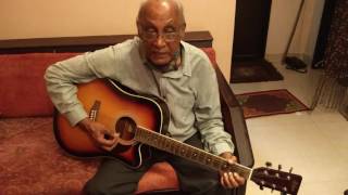 SHOLAY TITLE THEME  ORIGINAL GUITAR PLAYED BY BHANU DA  1975  FROM R D BURMANS TEAM [upl. by Rao347]