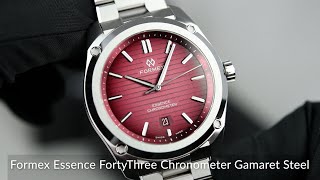 Formex Essence FortyThree Chronometer Gamaret Steel [upl. by Suravat]