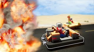 CANYON RACE EXPLOSIONS amp TRAINS  Brick Rigs Multiplayer Gameplay amp Shenanigans [upl. by Ettezoj]