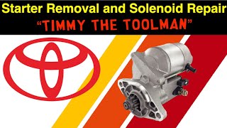 Starter Removal and Solenoid Repair [upl. by Jourdan]