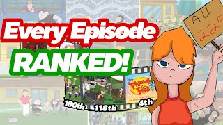 All 225 Episodes of Phineas and Ferb RANKED from worst to best [upl. by Fadiman408]