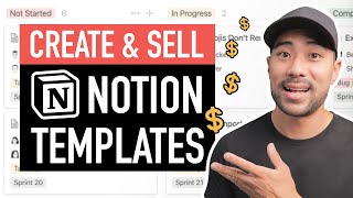 How To Create and Sell Notion Templates  Notion Tutorial 2021 [upl. by Ennaeus]