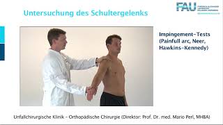 6 Schultergelenk UCH Ortho Untersuchung FAU [upl. by Eimmak]