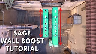 ULTIMATE SAGE WALL BOOSTONE WAY TUTORIAL IN VALORANT [upl. by Anil]